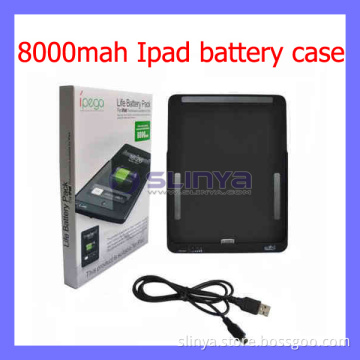 8000mAh for New iPad 2 3 Rechargable External Backup Battery Charger Case Pack (SL-A15)